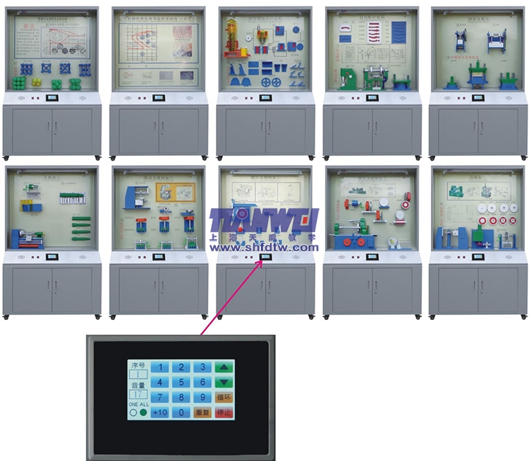 金屬工藝學(xué)示教陳列柜